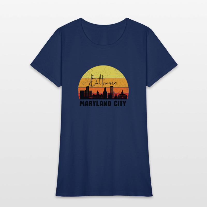 Baltimore Maryland Charm City Cityscape