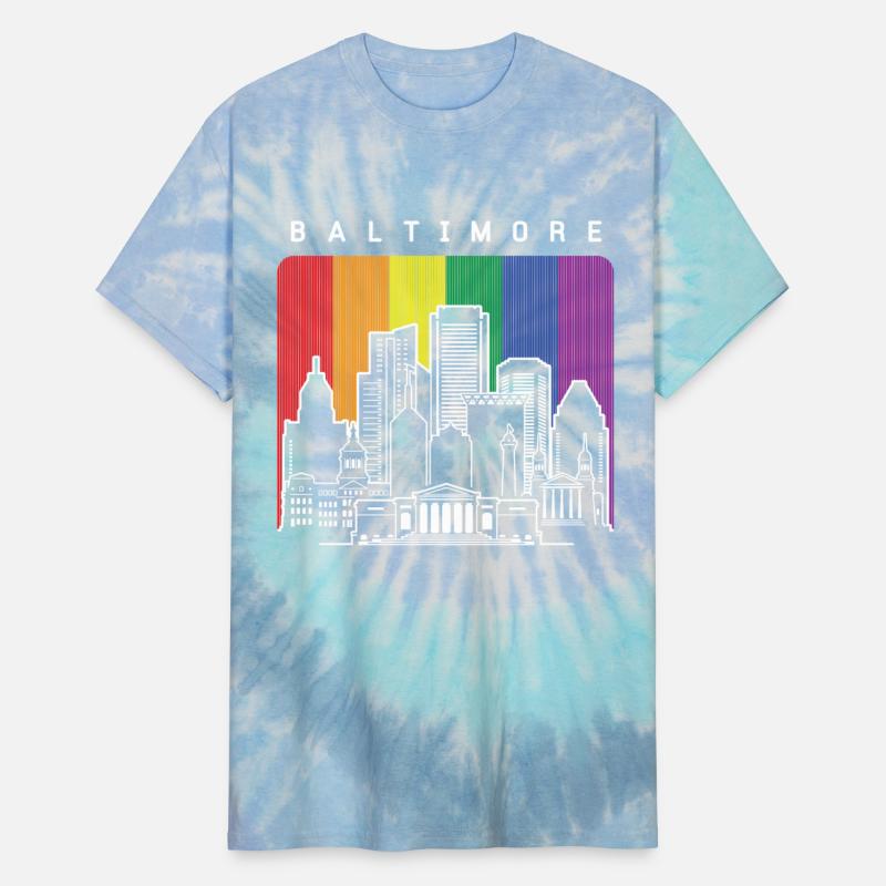 Baltimore Maryland Rainbow Flag LGBT Pride