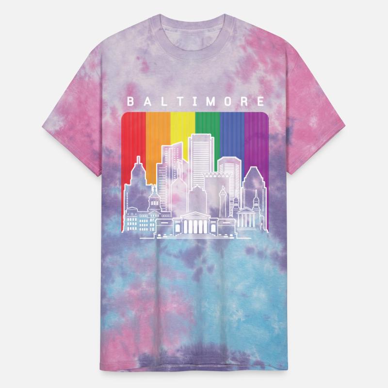 Baltimore Maryland Rainbow Flag LGBT Pride