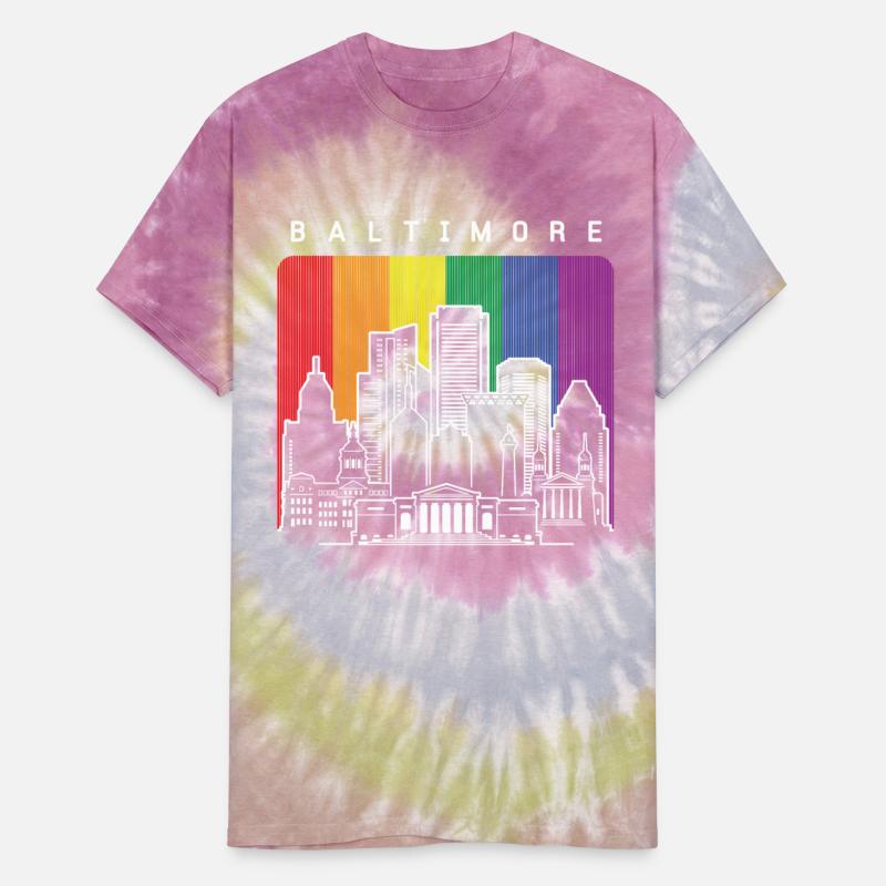 Baltimore Maryland Rainbow Flag LGBT Pride