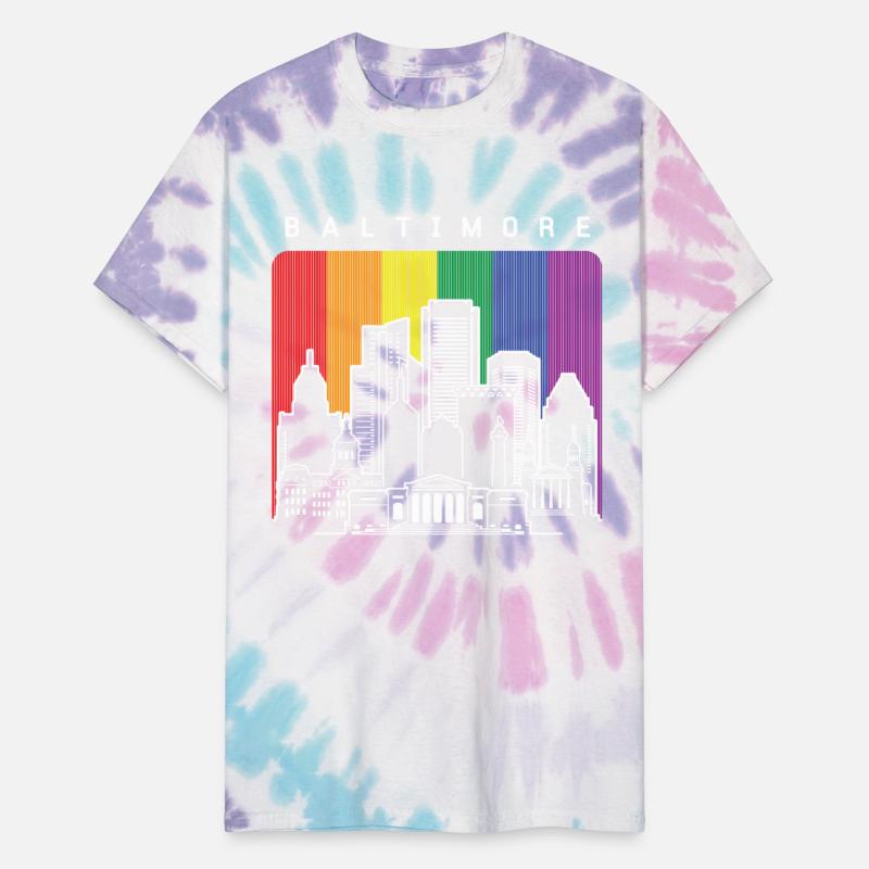 Baltimore Maryland Rainbow Flag LGBT Pride