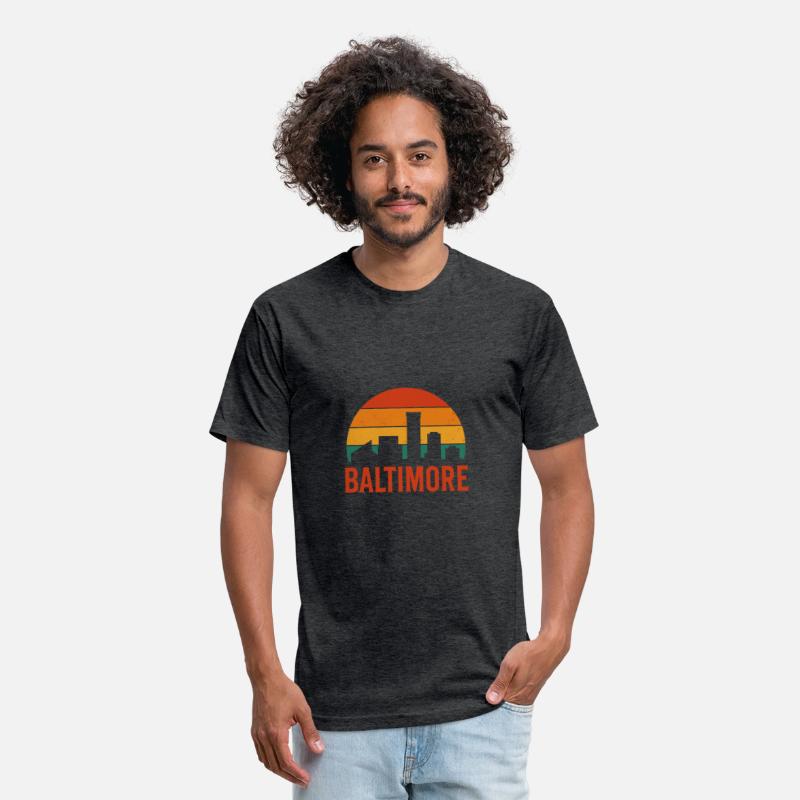 Baltimore Retro Skyline Shirt For City Pride