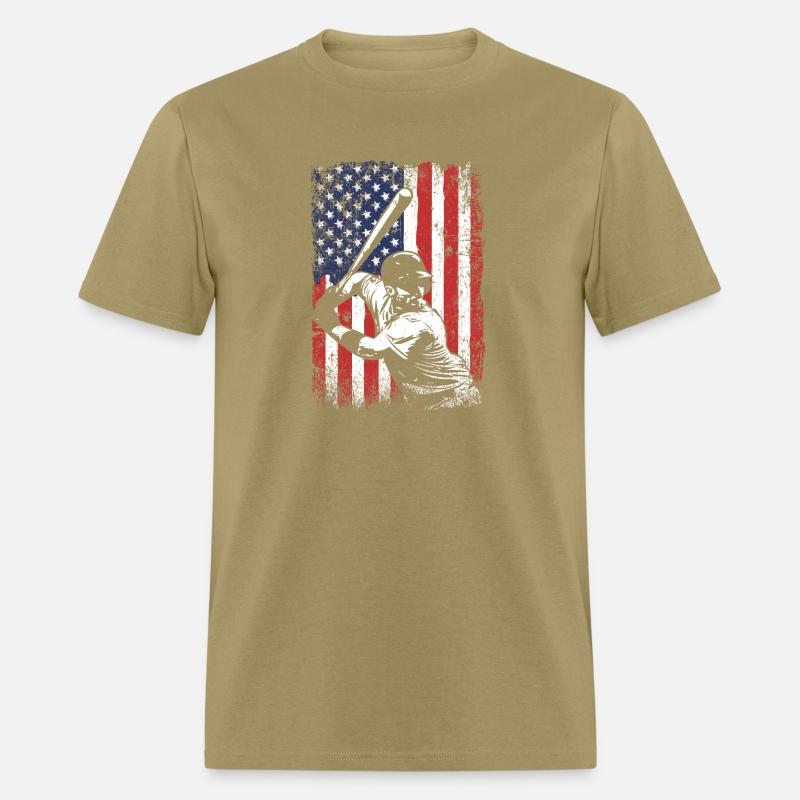 Baseball American Flag