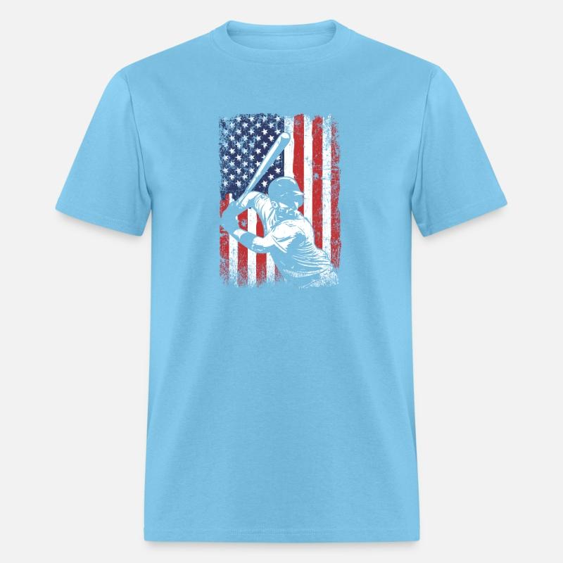 Baseball American Flag