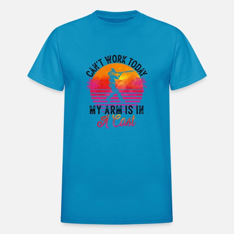 Baseball Can't Work Today My Arm is in A Cast