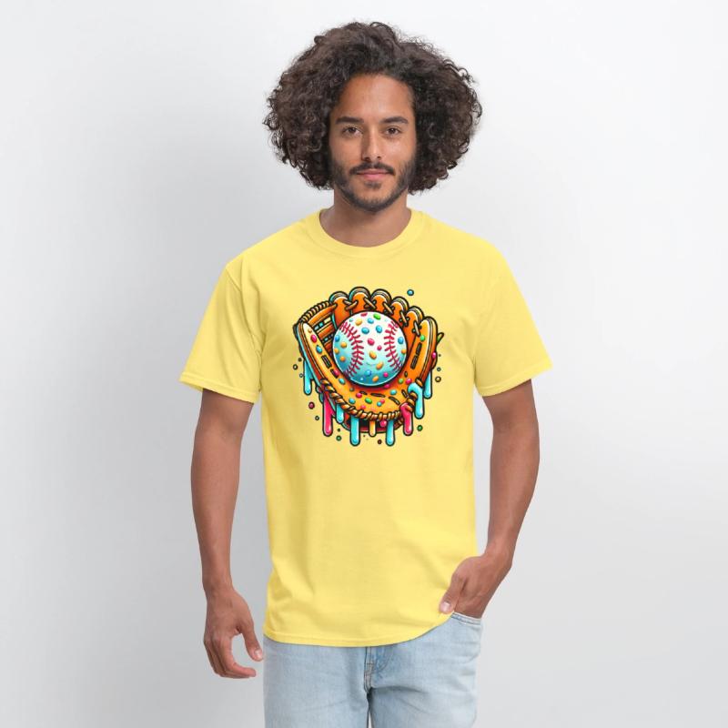 Baseball Drip Melting Ice Cream Glove for Boys