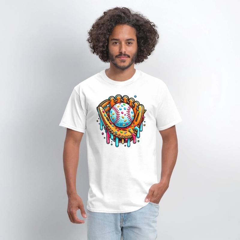 Baseball Drip Melting Ice Cream Glove for Boys