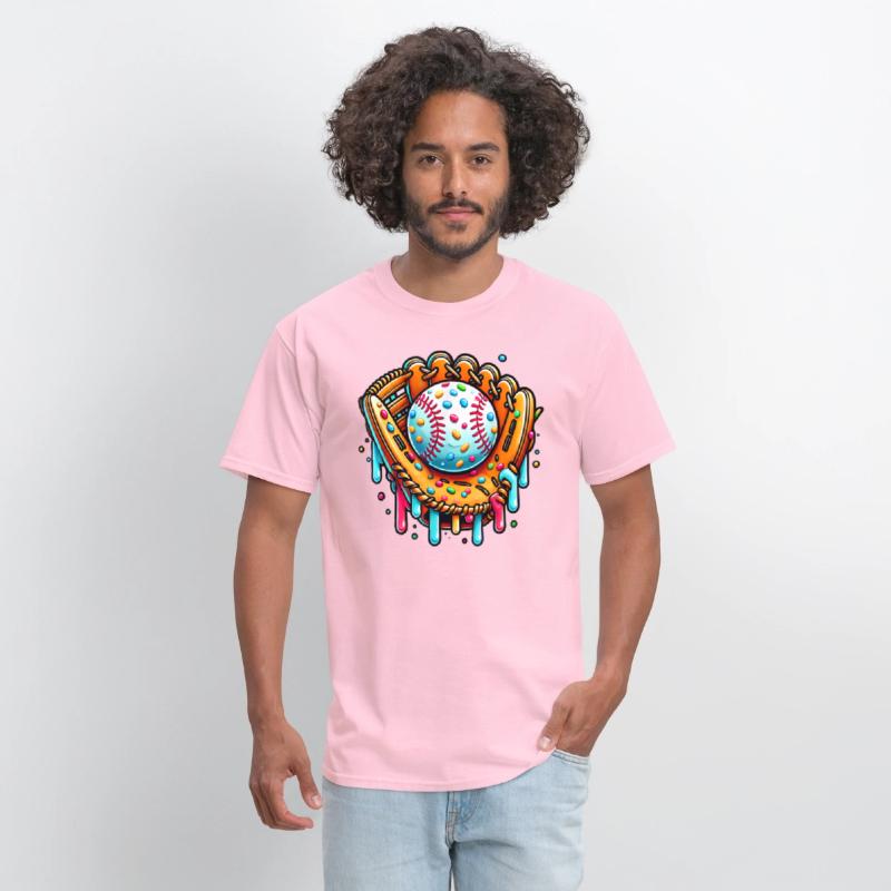 Baseball Drip Melting Ice Cream Glove for Boys