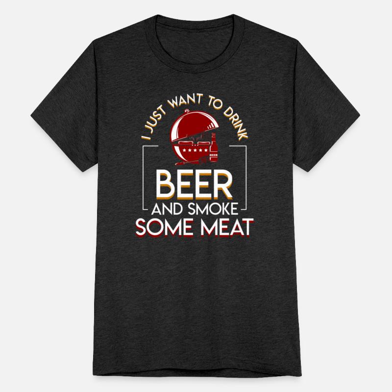 BBQ Grilling Beer Want Smoke Some Meat