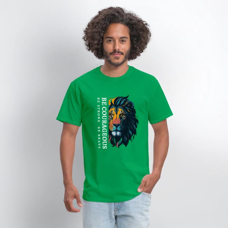 Be courageous, Be strong and courageous, Lion Head