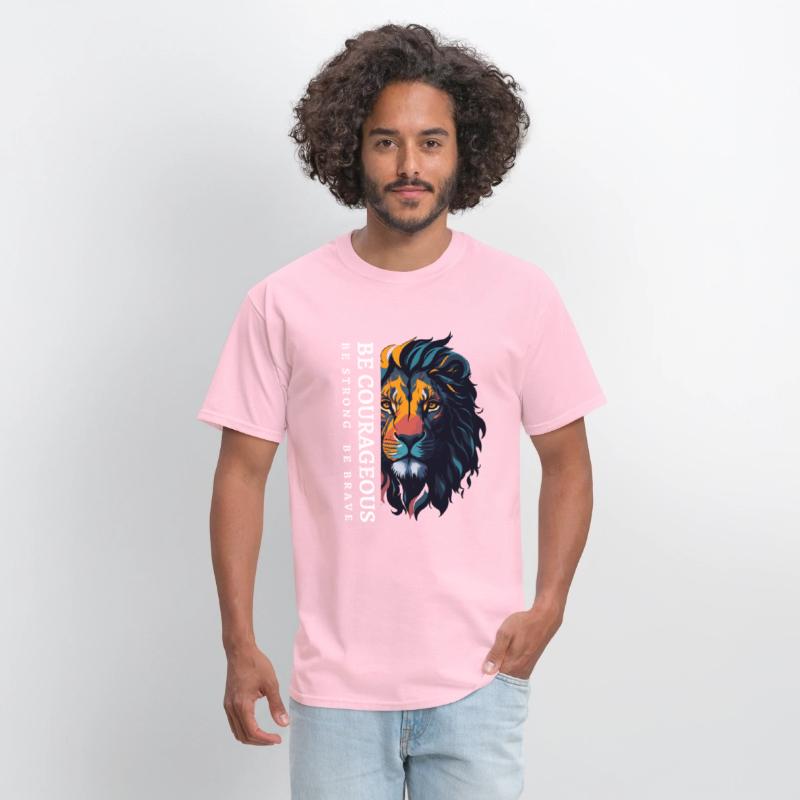 Be courageous, Be strong and courageous, Lion Head