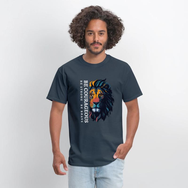 Be courageous, Be strong and courageous, Lion Head