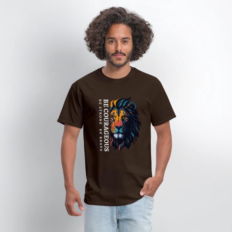 Be courageous, Be strong and courageous, Lion Head