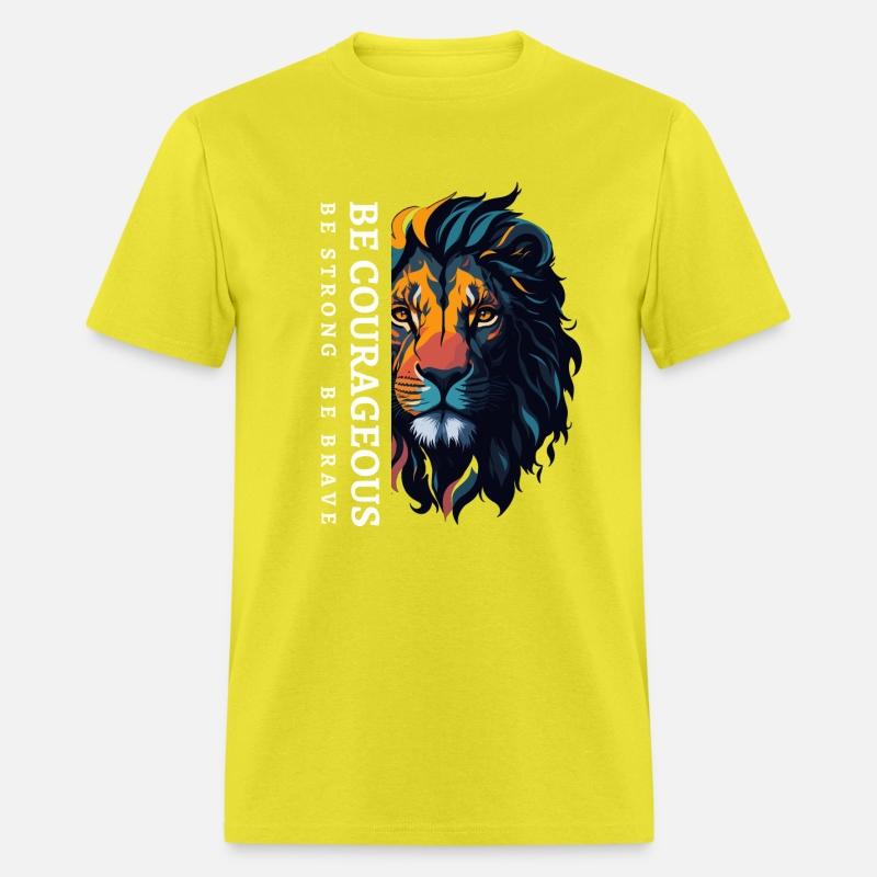 Be courageous, Be strong and courageous, Lion Head