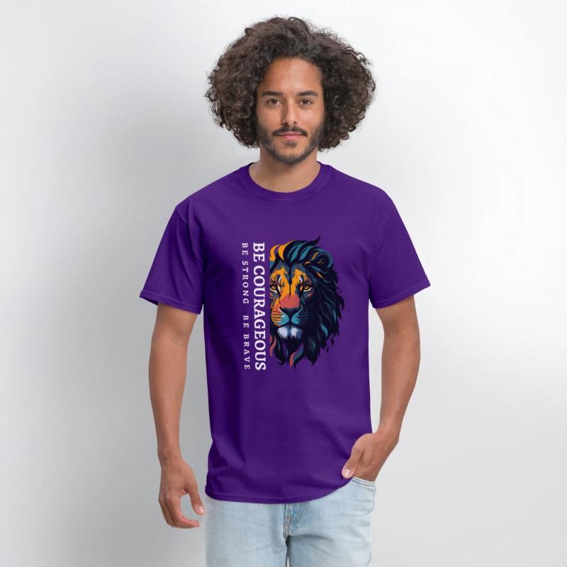 Be courageous, Be strong and courageous, Lion Head