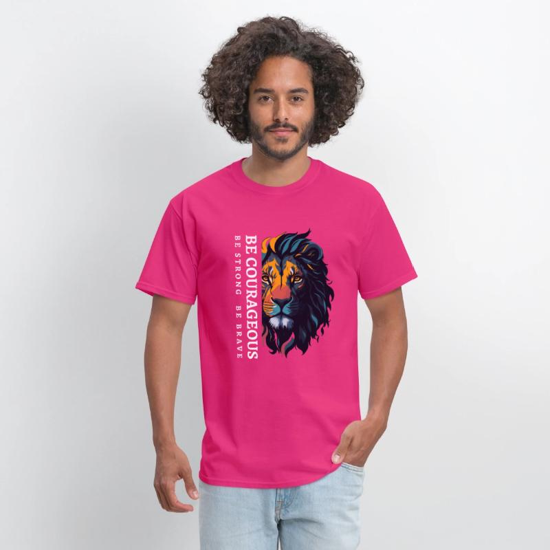 Be courageous, Be strong and courageous, Lion Head