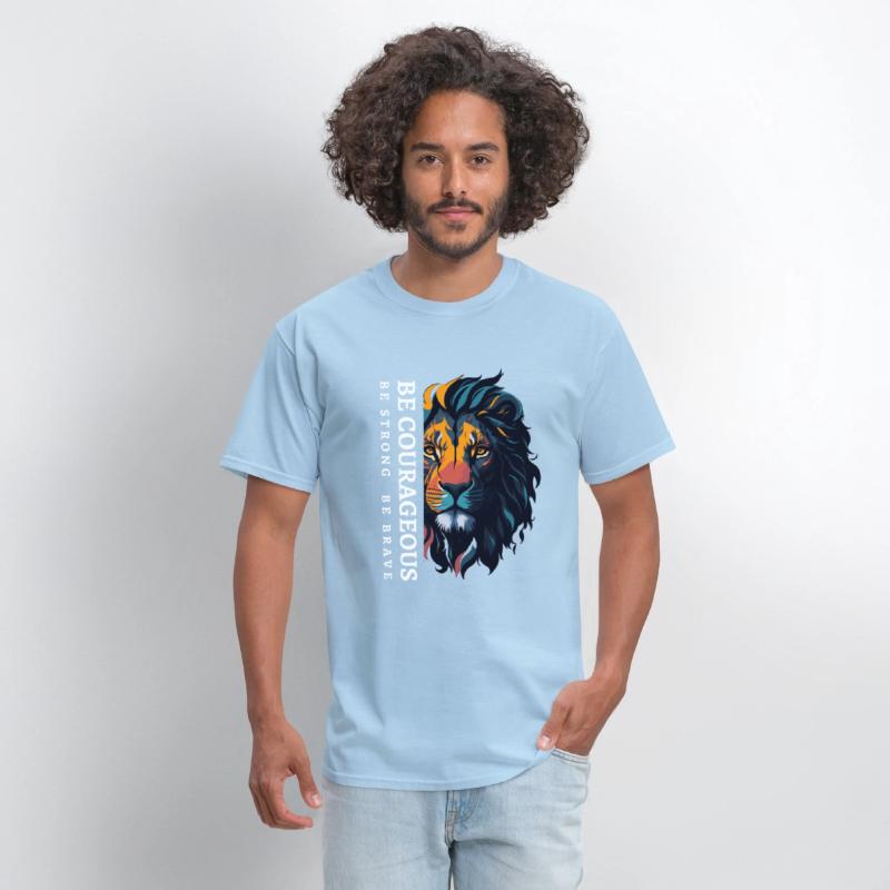 Be courageous, Be strong and courageous, Lion Head