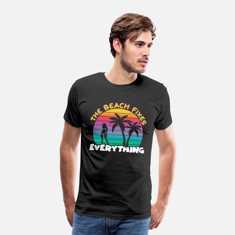 Beach Fixes Everything Vacation Surfer