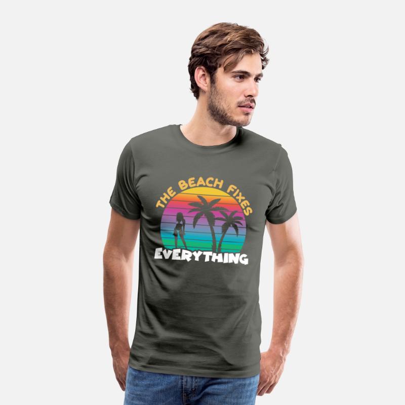 Beach Fixes Everything Vacation Surfer