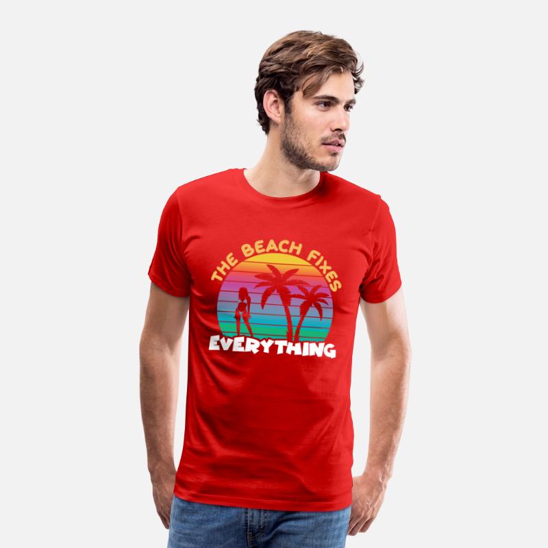 Beach Fixes Everything Vacation Surfer