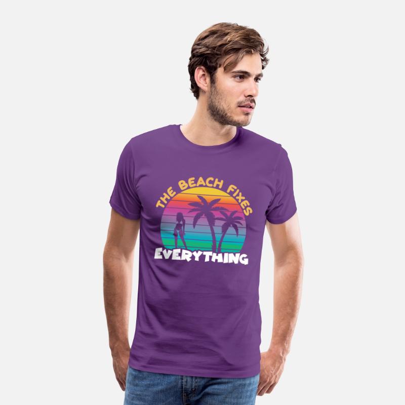 Beach Fixes Everything Vacation Surfer