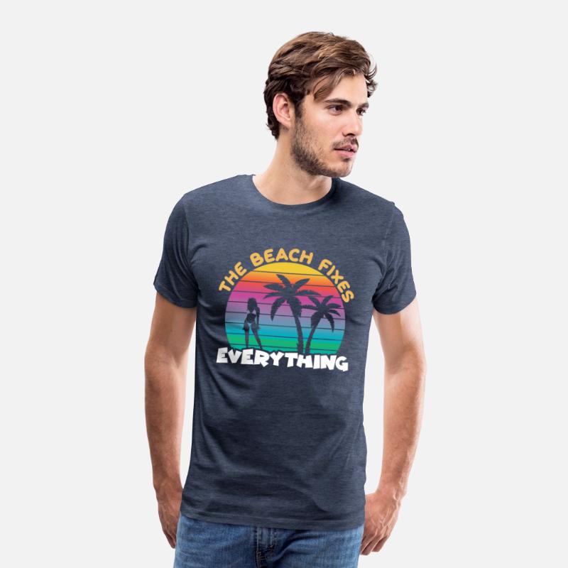 Beach Fixes Everything Vacation Surfer