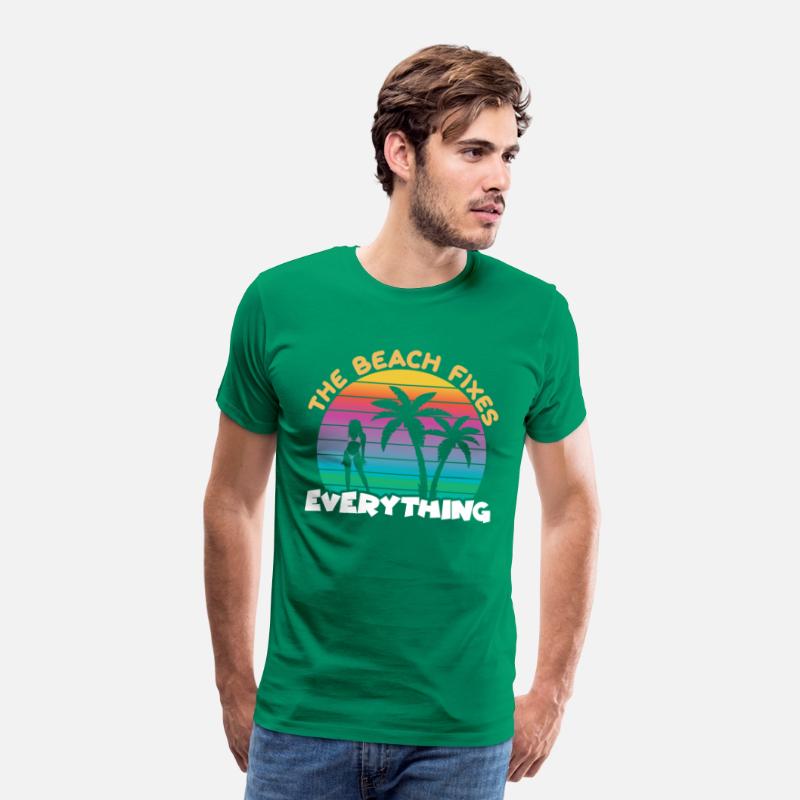 Beach Fixes Everything Vacation Surfer