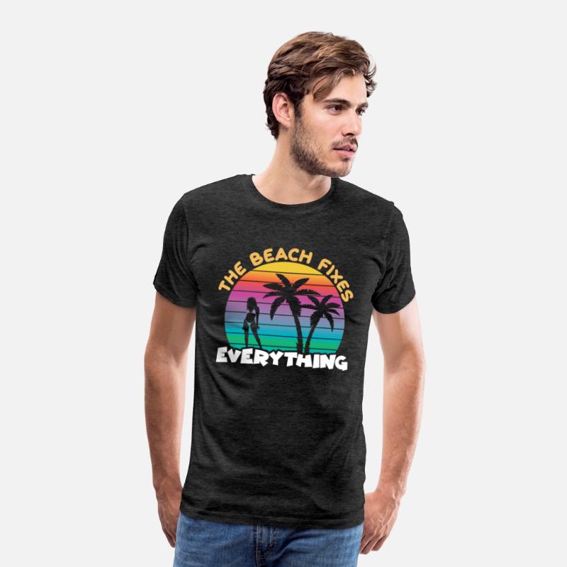 Beach Fixes Everything Vacation Surfer