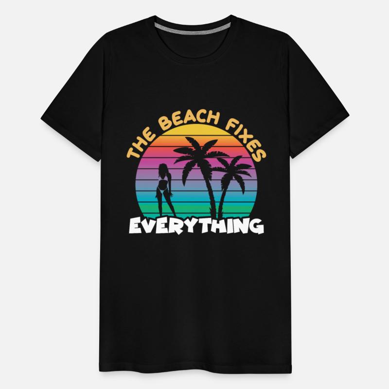 Beach Fixes Everything Vacation Surfer