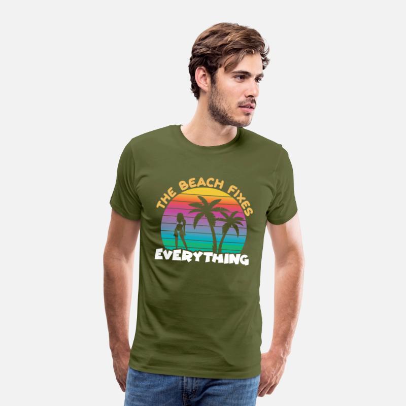 Beach Fixes Everything Vacation Surfer