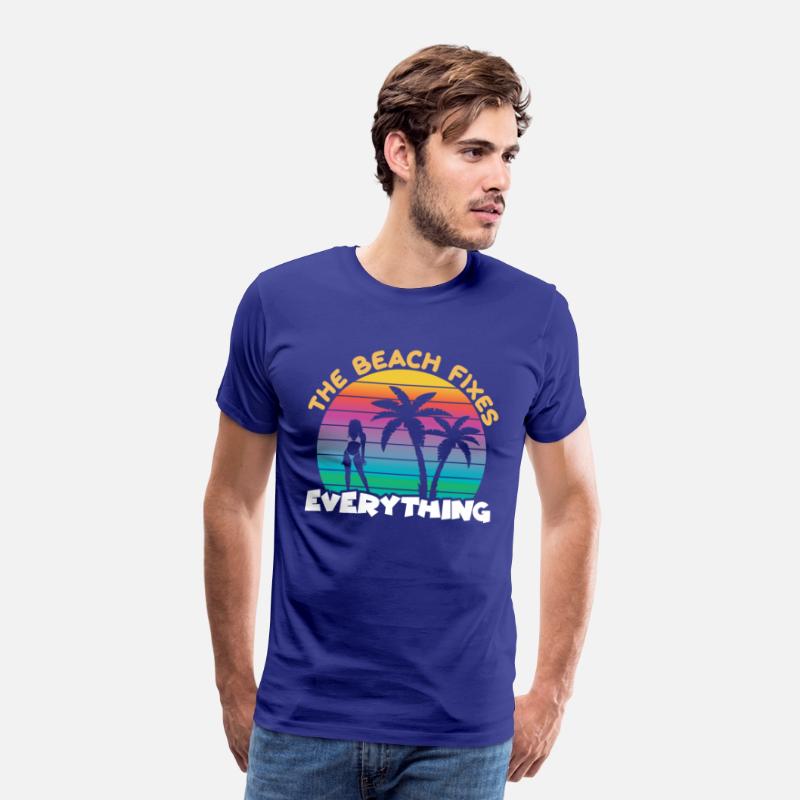 Beach Fixes Everything Vacation Surfer