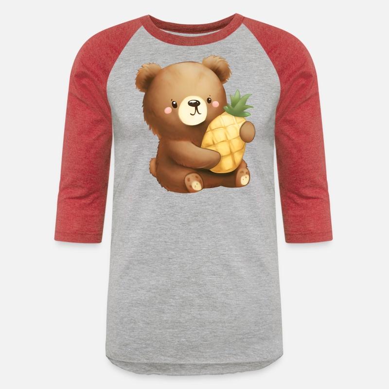 Bear loves pineapple