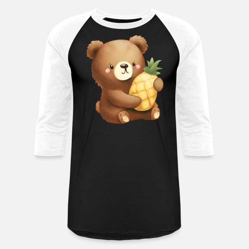 Bear loves pineapple