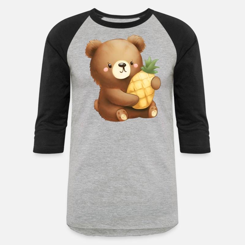 Bear loves pineapple