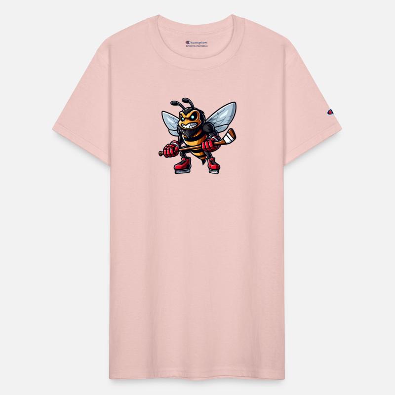 Bee Wasp Hornet Hockey Hockey Player Design