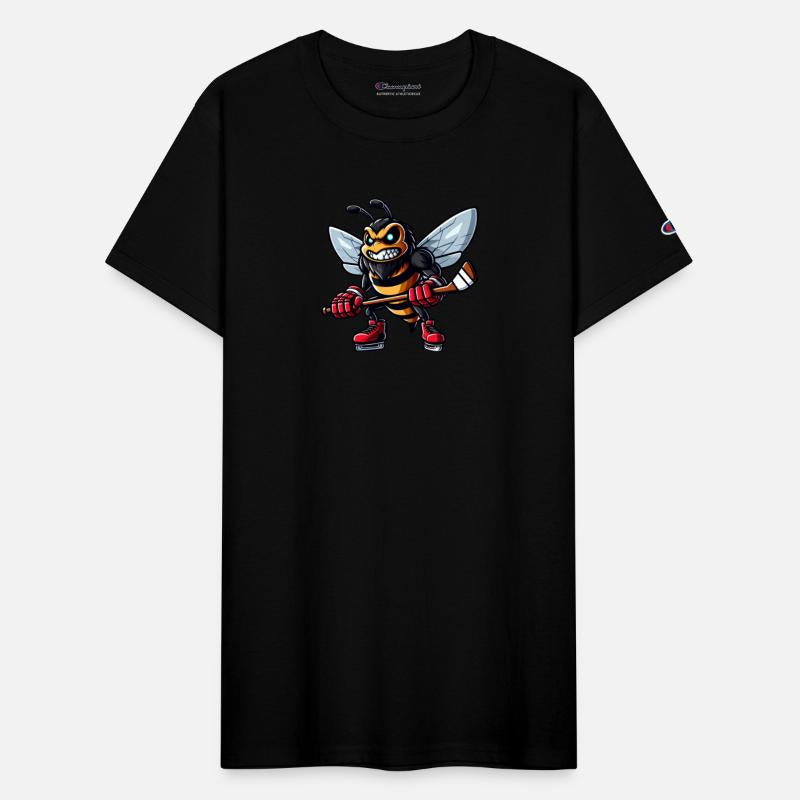 Bee Wasp Hornet Hockey Hockey Player Design