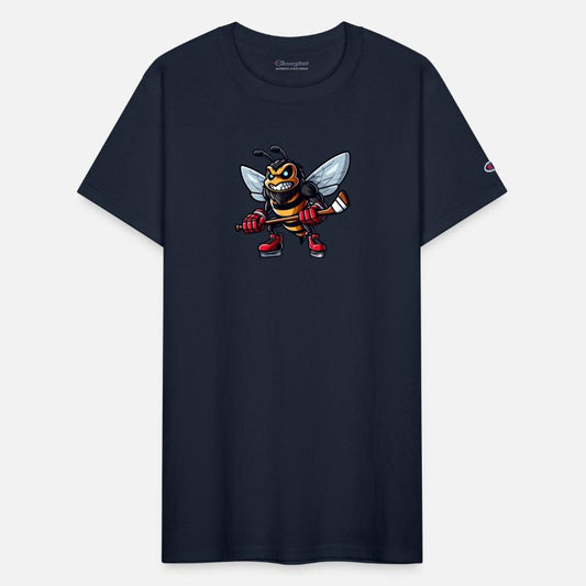 Bee Wasp Hornet Hockey Hockey Player Design