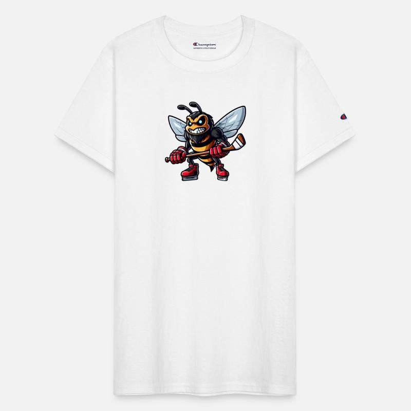 Bee Wasp Hornet Hockey Hockey Player Design