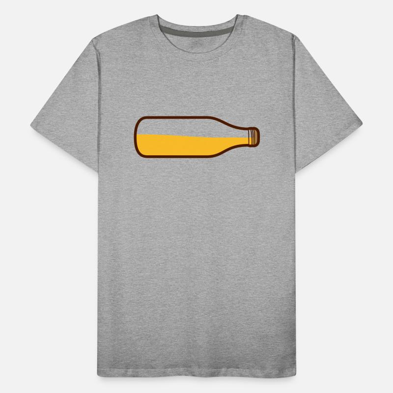 Beer bottle lying beer