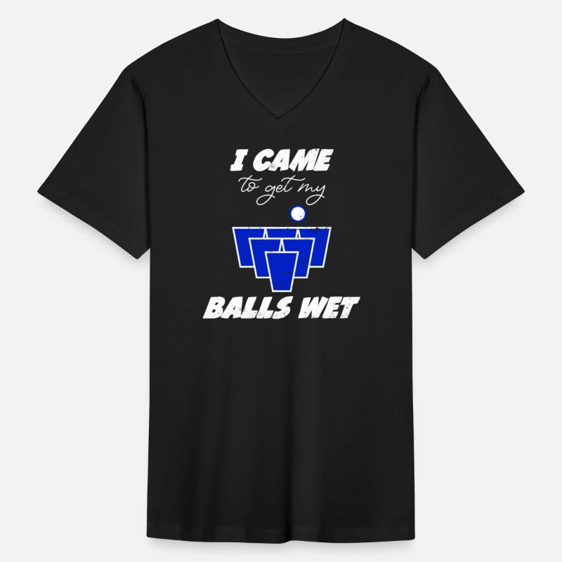 Beer Pong balls came to get my balls wet beer pong