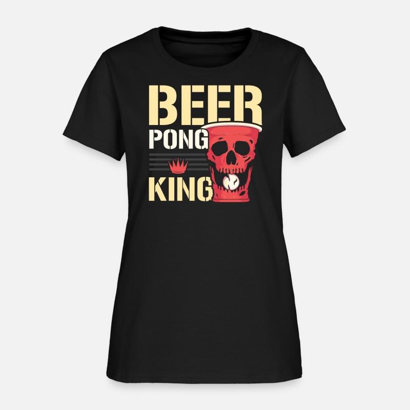 Beer Pong King Alcohol Drinking Game Beer Pong