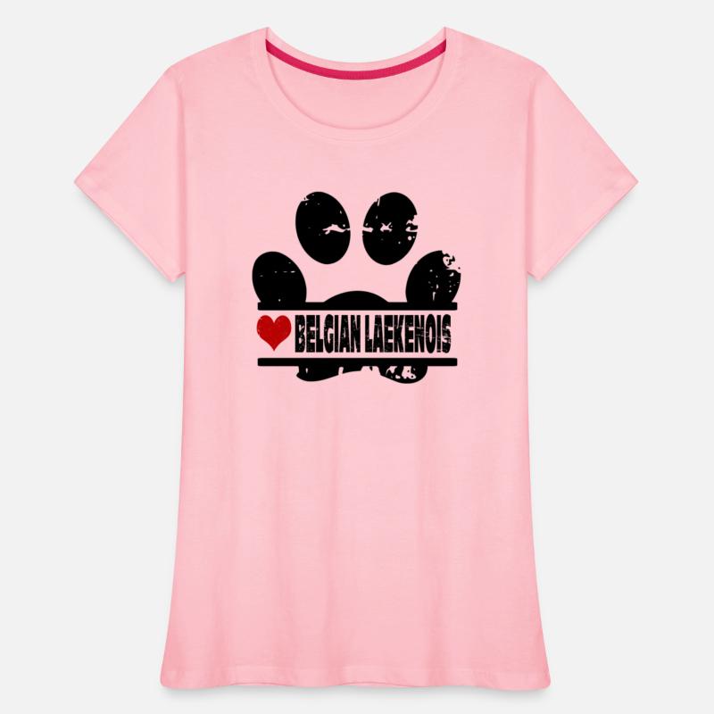 Belgian Laekenois dog paw print