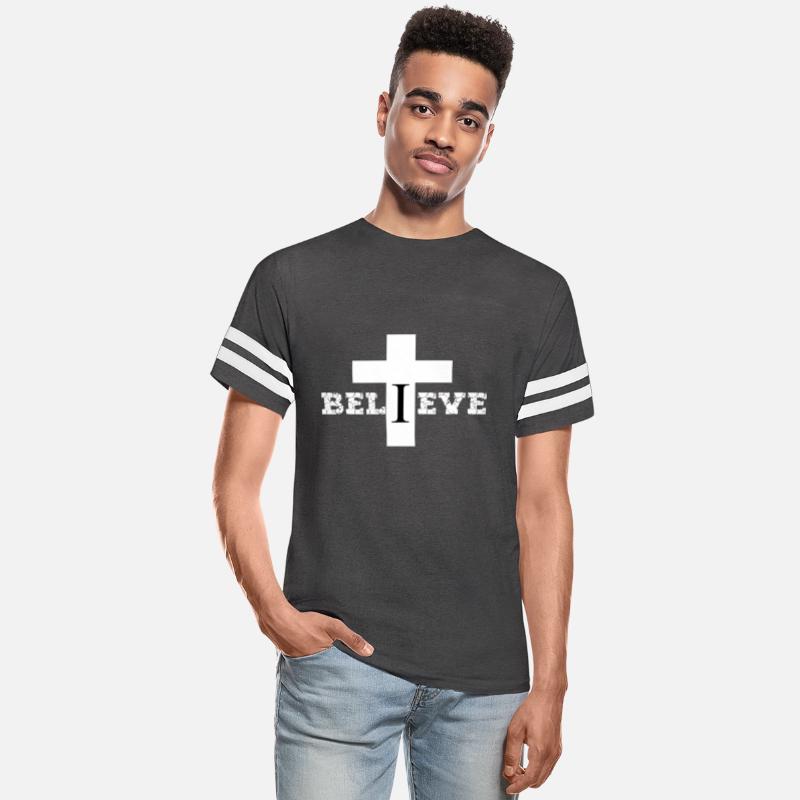 Believe Christian Saying With Cross