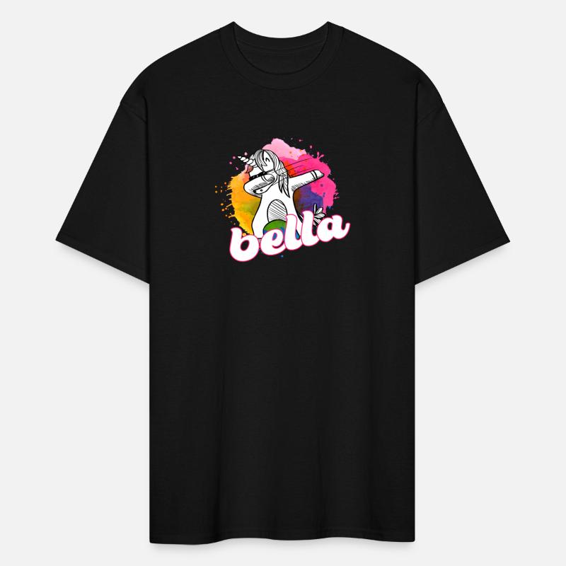 BELLA - Beautiful name with dabbing unicorn