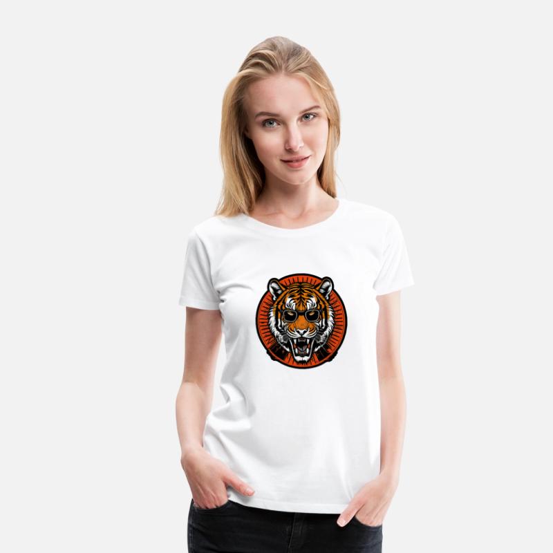 Bengal Tiger Growls Fashionably