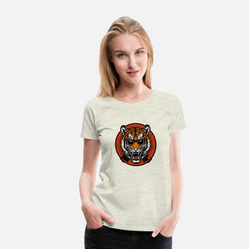 Bengal Tiger Growls Fashionably