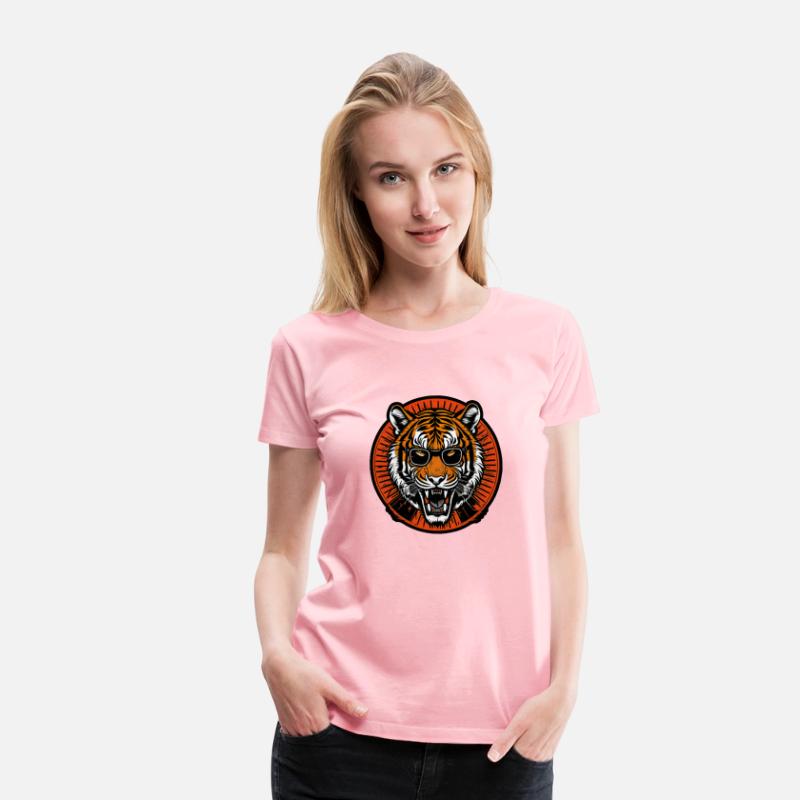 Bengal Tiger Growls Fashionably