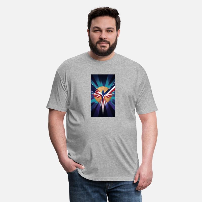 Bird of Freedom With American Flag