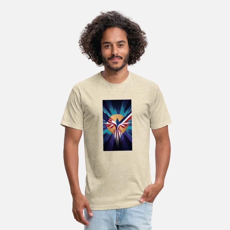 Bird of Freedom With American Flag