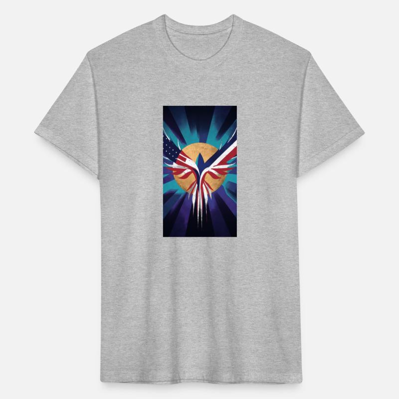 Bird of Freedom With American Flag